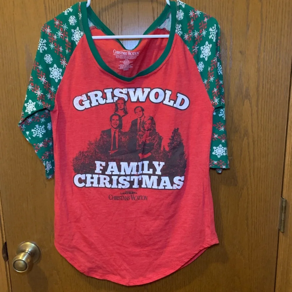 National Lampoon’s Christmas Vacation Griswold Family Christmas Shirt- Women’s L - Picture 1 of 6